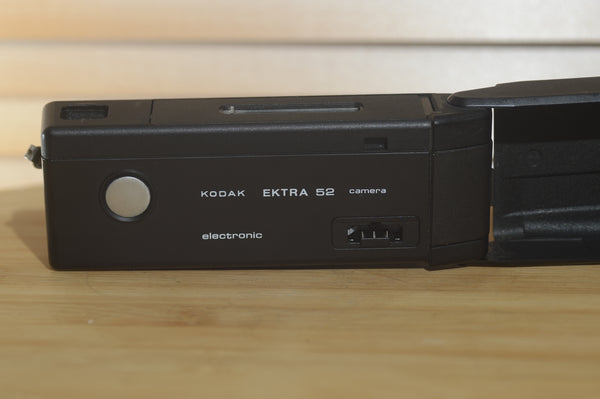 Kodak Ektra 52 Electronic 110mm Film Camera. Perfect little pocket camera. - RewindCameras quality vintage cameras, fully tested and serviced
