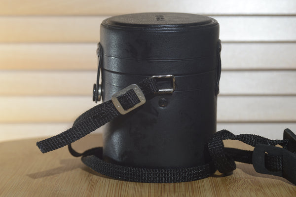 Fantastic Sigma LC-1 Hard Leather Lens Case. Perfect for protecting your Vintage lenses. - RewindCameras quality vintage cameras, fully tested and serviced