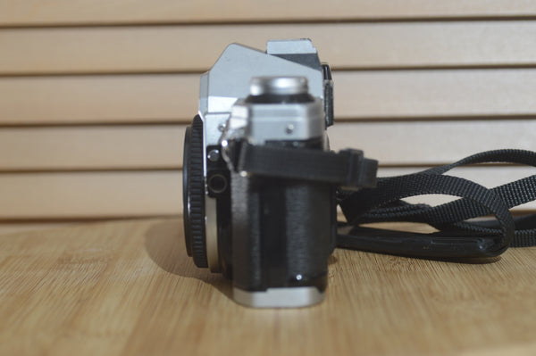 Iconic Canon AE1 Body only, classic from Canon, that is now very collectable and you can see why ! A must for the Canon collector! - RewindCameras quality vintage cameras, fully tested and se