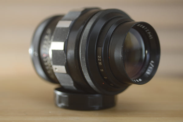 Jupiter-11 M42 135mm f4 lens with solid case.  This is a beautiful all round lens . - RewindCameras quality vintage cameras, fully tested and serviced
