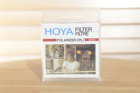 Hoya 52mm Polarising filter in Original case. Perfect for reducing glare. - RewindCameras quality vintage cameras, fully tested and serviced