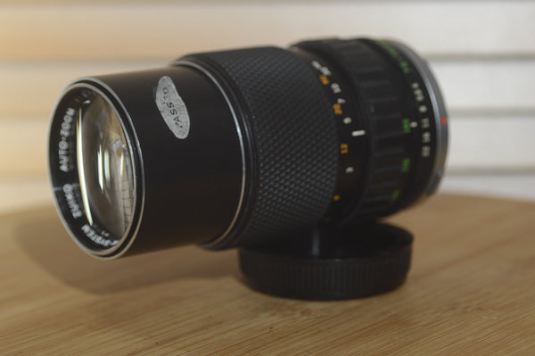 Superb Olympus 75-105mm f4 Zuiko Chrome Nosed Vintage Lens. A perfect telephoto lens to add to your vintage Olympus set up. - RewindCameras quality vintage cameras, fully tested and serviced