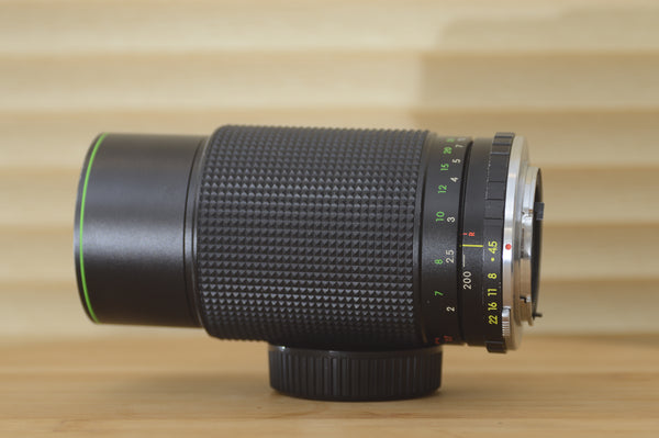 Olympus fit (OM) 80-200 Hanimex lens in great condition perfect for portrait through to wildlife or candid shots. - RewindCameras quality vintage cameras, fully tested and serviced