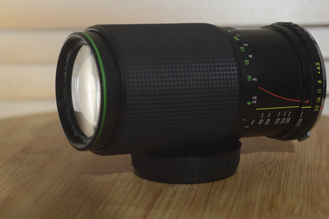 Hanimex Vintage OM Fit 80-200 f4.5 lens. Great condition perfect for portrait through to wildlife or candid shots. - RewindCameras quality vintage cameras, fully tested and serviced