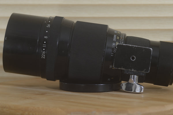 Takumar Asahi 300mm f4 M42 fit Zoom Lens with case. Fantastic for astrophotography! - RewindCameras quality vintage cameras, fully tested and serviced