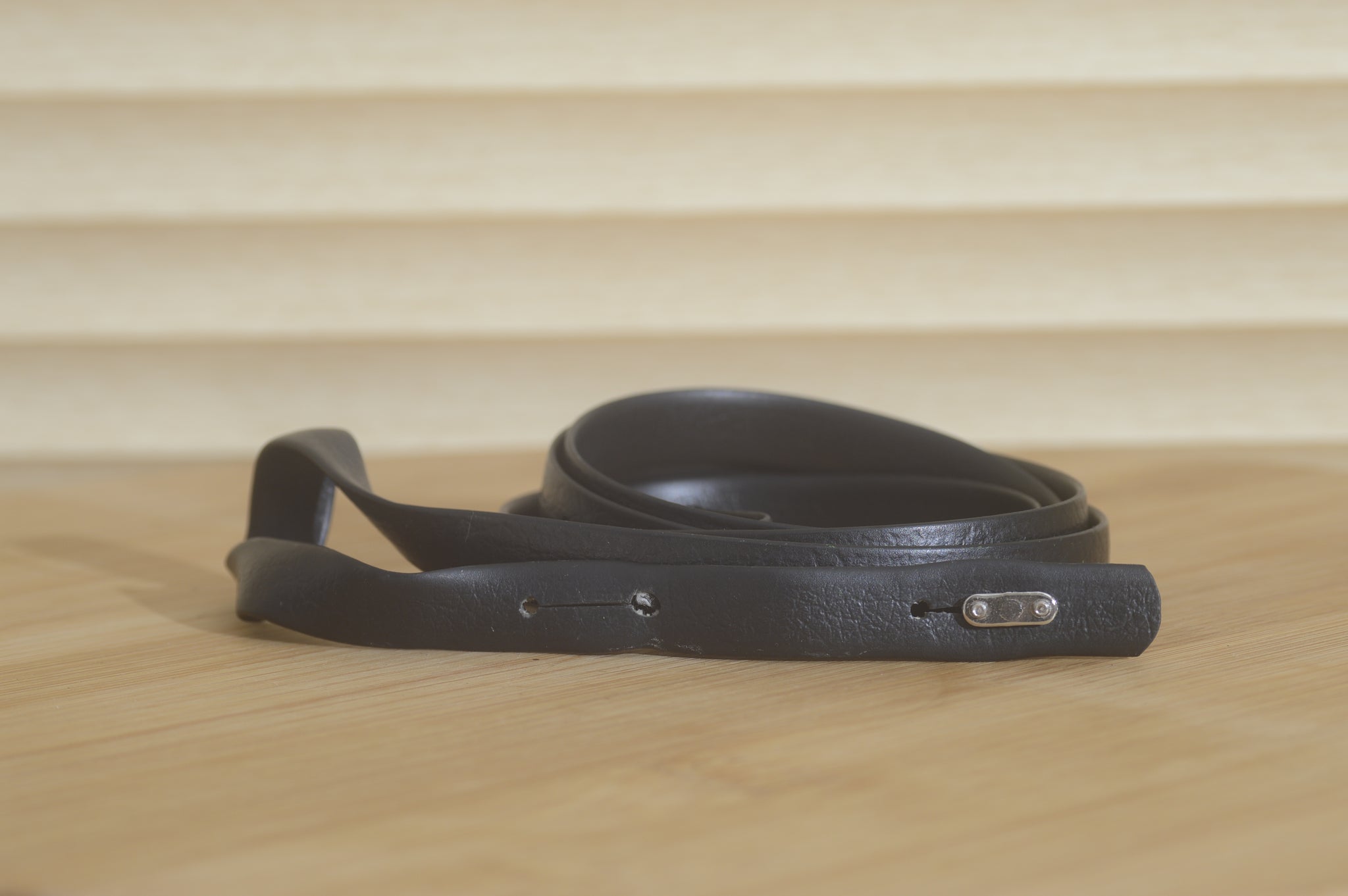 Black Leather Camera Strap. A lovely addition to your vintage set up. - RewindCameras quality vintage cameras, fully tested and serviced