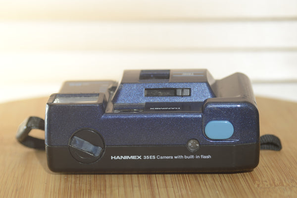 Hanimex 35ES 35mm Compact Camera. Super cute vintage point and shoot. - RewindCameras quality vintage cameras, fully tested and serviced