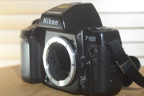 Vintage Nikon F-801 Body only 35mm SLR.  In fantastic condition. - RewindCameras quality vintage cameras, fully tested and serviced