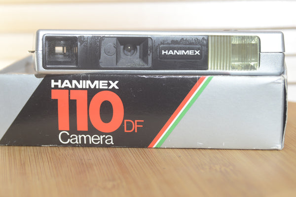 Boxed Hanimex 110 DF 110mm Camera. Excellent Vintage Camera - RewindCameras quality vintage cameras, fully tested and serviced