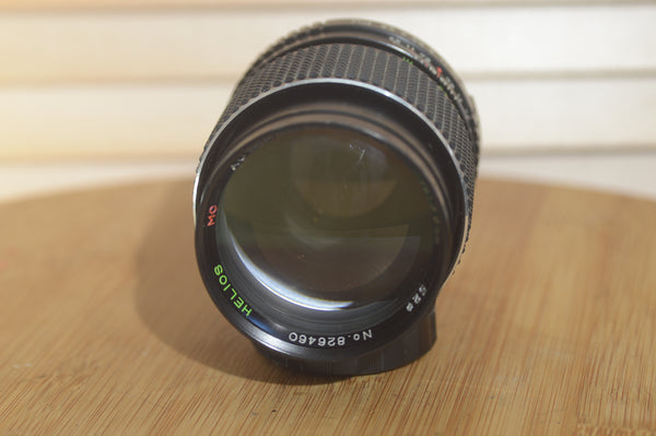 Helios M42 MC 135mm f2.8 lens. Fantastic Condition portrait lens. - RewindCameras quality vintage cameras, fully tested and serviced