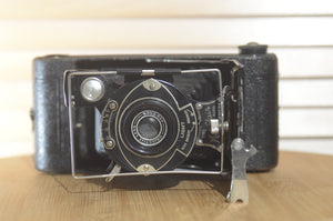 Houghton Butcher May Fair Medium Format Folding Camera. Great as a prop or for experimental photography - RewindCameras quality vintage cameras, fully tested and serviced