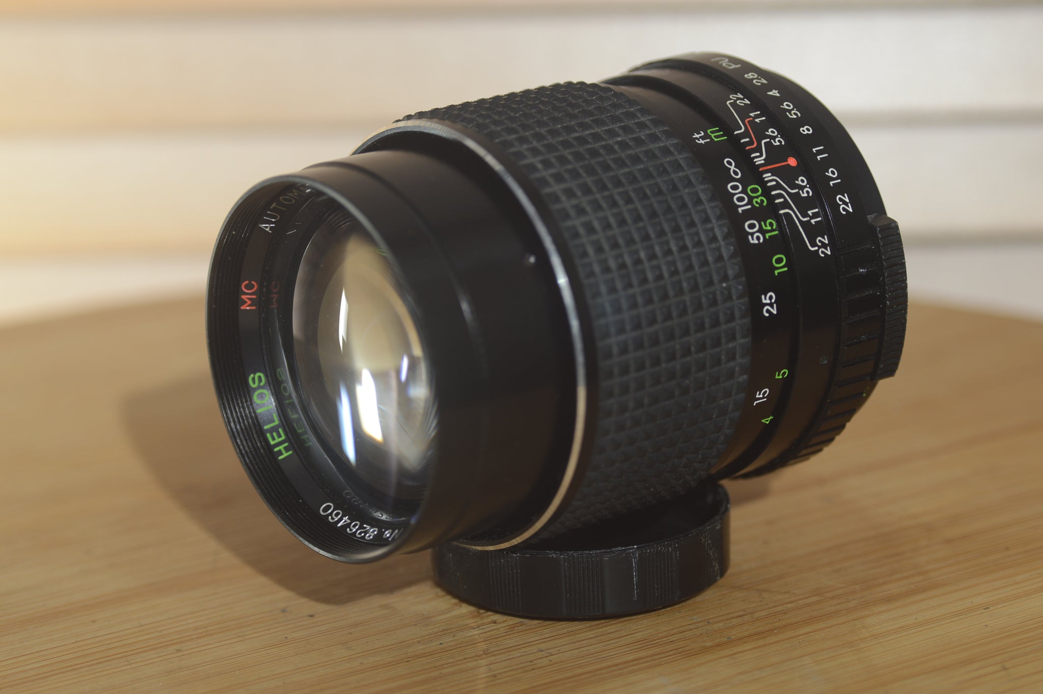 Helios M42 MC 135mm f2.8 lens. Fantastic Condition portrait lens. - RewindCameras quality vintage cameras, fully tested and serviced