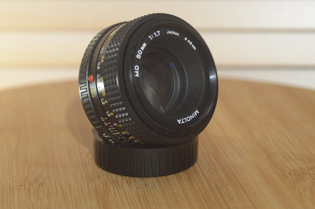 Minolta MD 50mm f1.7 lens. Fantastic Standard lens for your Minolta ...