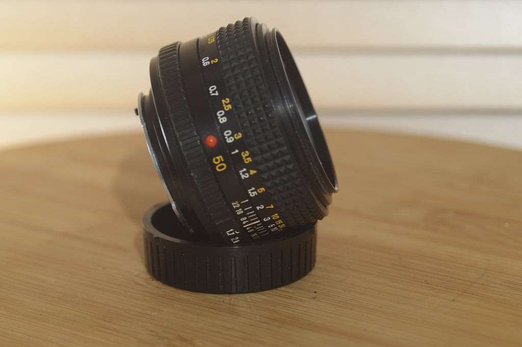 Chinon Minolta MD 50mm f1.7 lens. Fantastic Standard lens for your Min ...