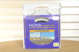 Hoya 62mm Polarising filter in Original case. Perfect for reducing glare. - RewindCameras quality vintage cameras, fully tested and serviced