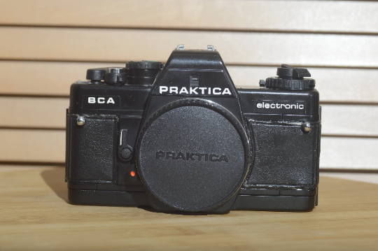 Boxed Praktica BCA Electronic 35mm camera with manual. The perfect camera for beginners - RewindCameras quality vintage cameras, fully tested and serviced
