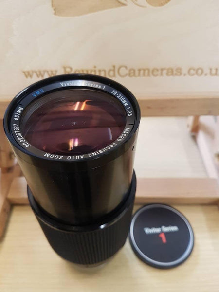 Vivitar series 1 70-210 Canon FD fit. Amazing piece of glass! These are truly beautiful lenses, fast bright for stunning results. Excellent condition - RewindCameras quality vintage cameras, 