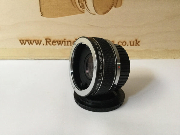 OM DIA Auto Tele 2x Converter with case. Perfect for doubling your focal length. Crisp optics lovely vintage OM fit.Grab yourself a bargain! - RewindCameras quality vintage cameras, fully tes