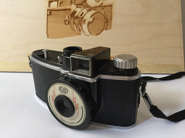 Rare Agilax Agiflash 35mm film camera. One of the first civilian camera manufacture by a military company. A Living history piece of kit! - RewindCameras quality vintage cameras, fully tested