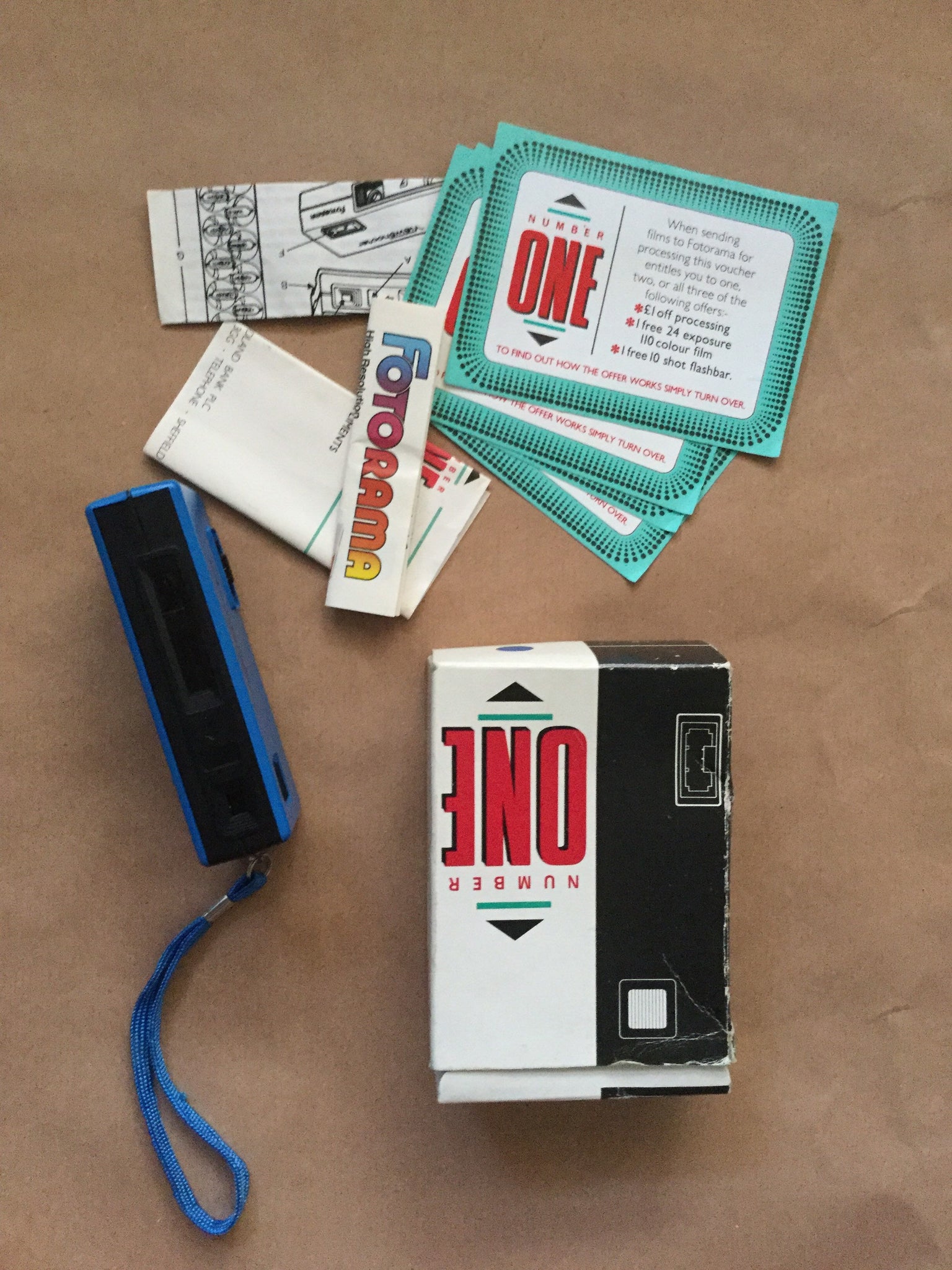 Number one 110 film camera, boxed with the original paperwork and vouchers (expired in 1989) this is a fun little camera and collectable. - RewindCameras quality vintage cameras, fully tested