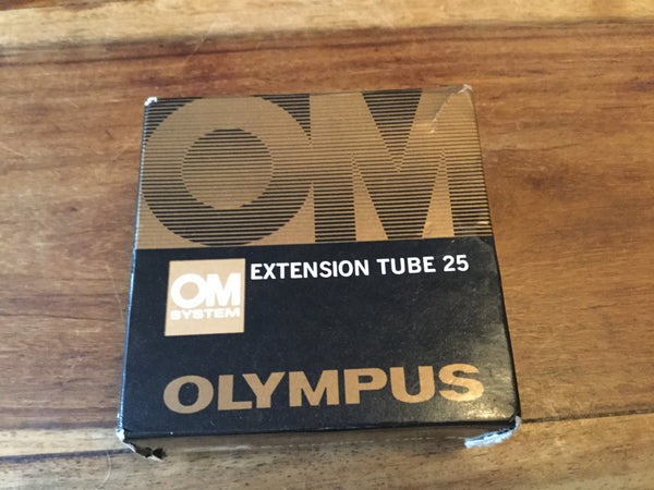 Olympus OM fit extension tube 25. Excellent condition in box with original instructions. Perfect for your more advanced photographers. - RewindCameras quality vintage cameras, fully tested an