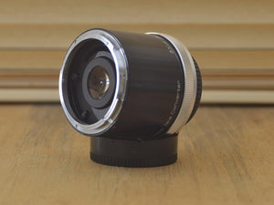 Vivitar Automatic Teleconverter 3X-4 FL-FD. Double your focal length. Sharp optics, fully working.  These are fantastic little bits of kit ! - RewindCameras quality vintage cameras, fully tes