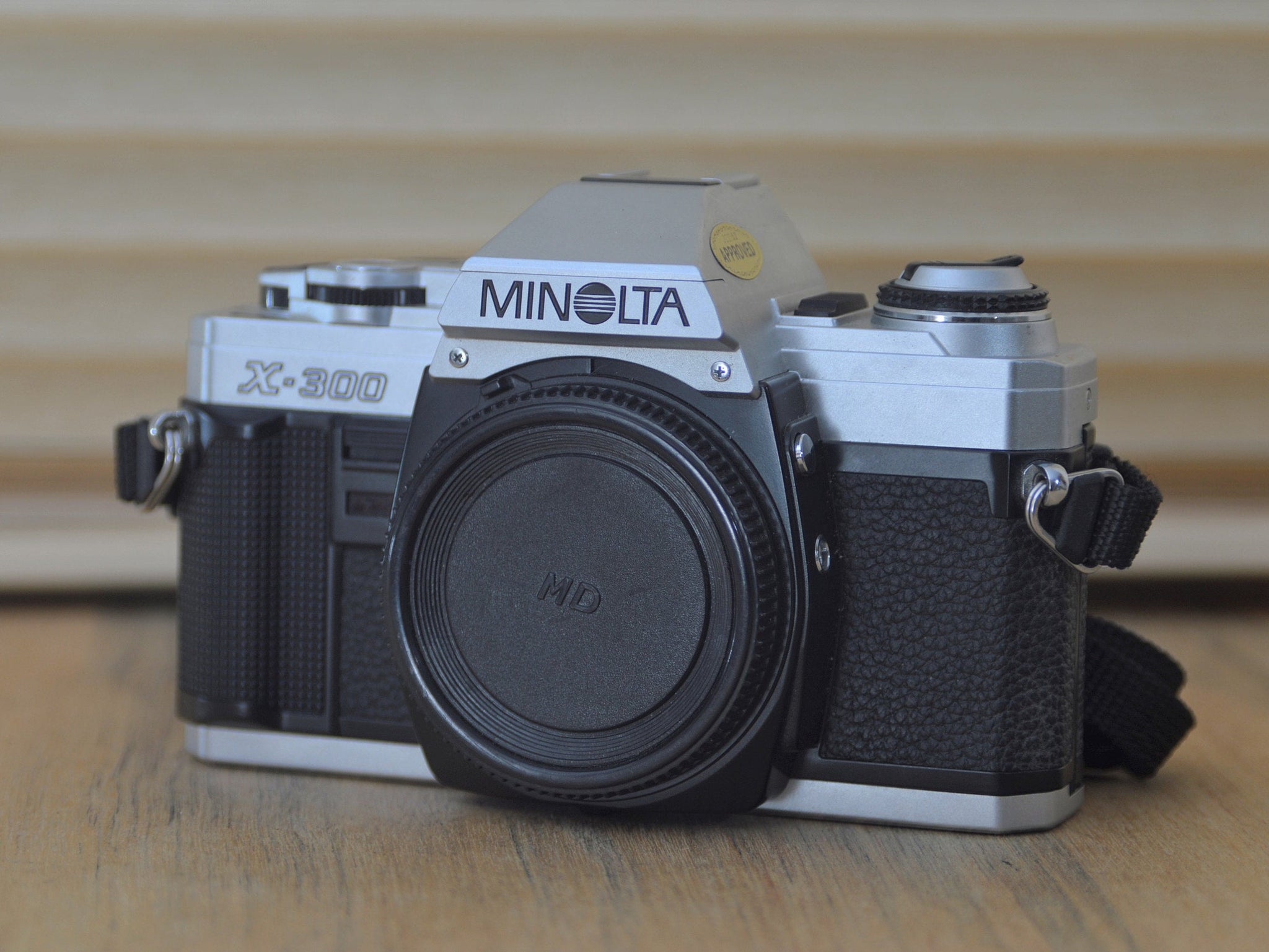 Lovely Minolta X-300 body only. A great 35mm SLR. Lovely addition to any level of photographer's kit. - RewindCameras quality vintage cameras, fully tested and serviced