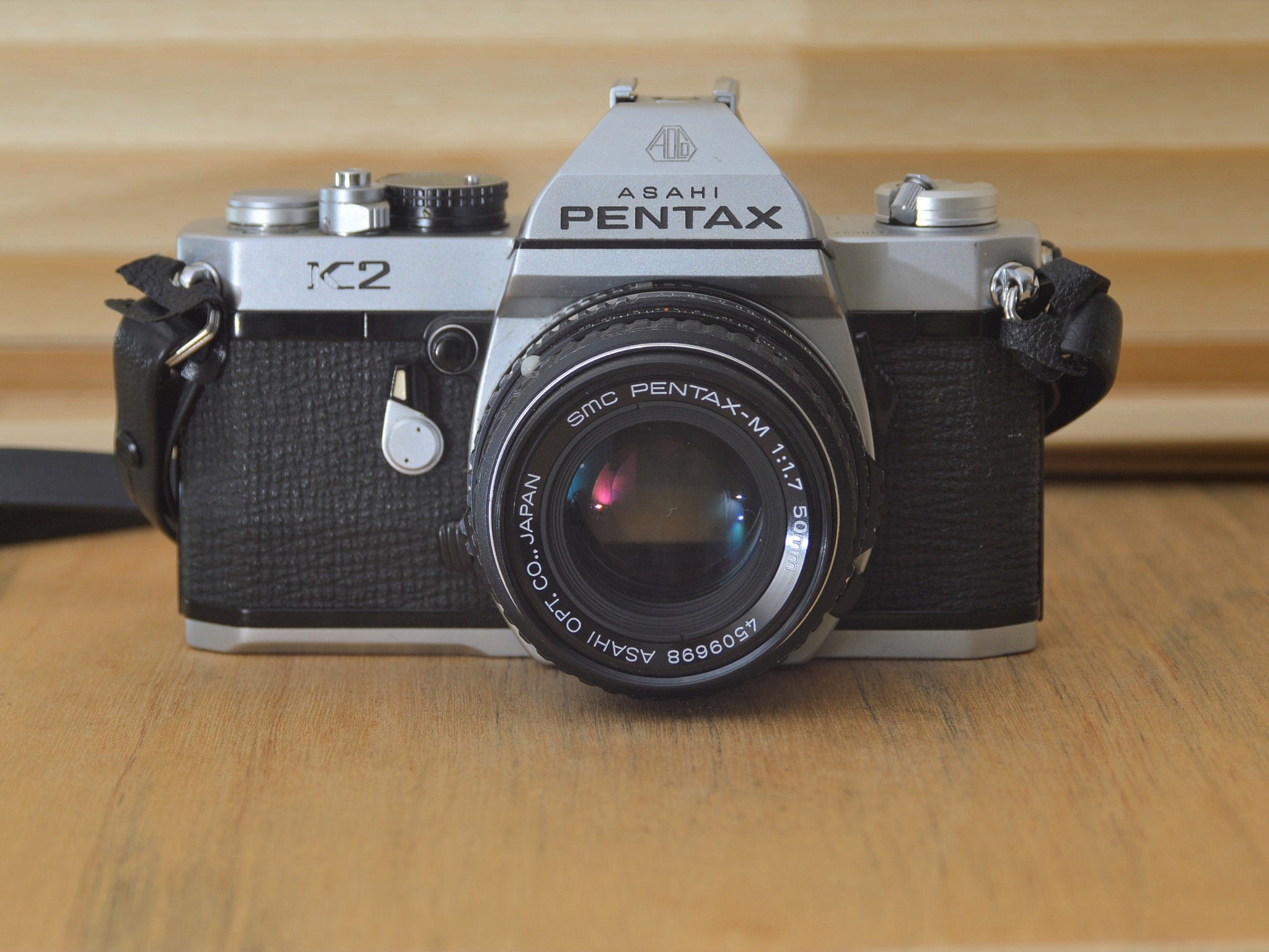 Classic Pentax Asahi K2 with Asahi SMC 50mm f1.7 lens. A stunning camera - RewindCameras quality vintage cameras, fully tested and serviced