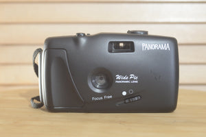 Panoramic Wide Pic 35mm Point and Shoot Camera. Great for beginners or travelling Photography. - RewindCameras quality vintage cameras, fully tested and serviced