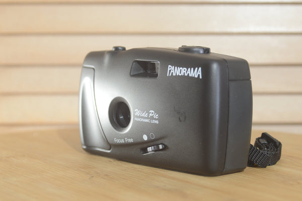 Boxed Panoramic Wide Pic 35mm Point and Shoot Camera. Great for beginners or travelling Photography. - RewindCameras quality vintage cameras, fully tested and serviced