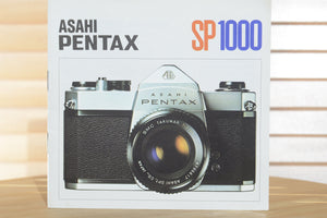 Selection of Vintage Pentax Instruction Manuals. Ideal for all levels of photographers. - RewindCameras quality vintage cameras, fully tested and serviced