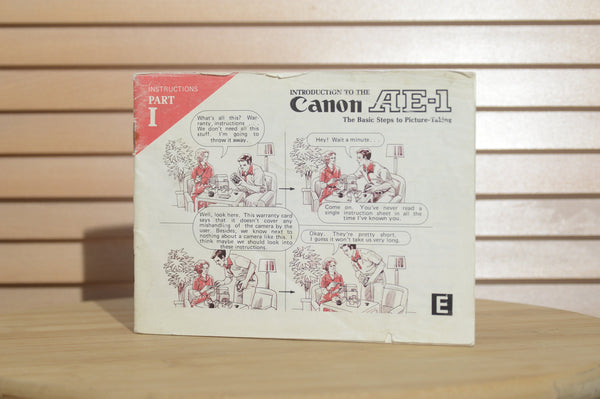 Selection of Vintage Canon Instruction Manuals. Ideal equipment for all levels of photographers - RewindCameras quality vintage cameras, fully tested and serviced