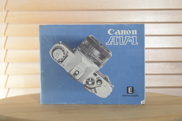 Selection of Vintage Canon Instruction Manuals. Ideal equipment for all levels of photographers - RewindCameras quality vintage cameras, fully tested and serviced