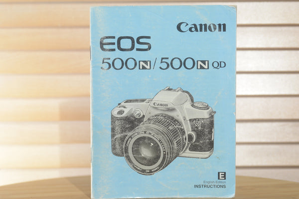 Selection of Vintage Canon EOS Instruction Manuals. Ideal equipment for all levels of photographers - RewindCameras quality vintage cameras, fully tested and serviced