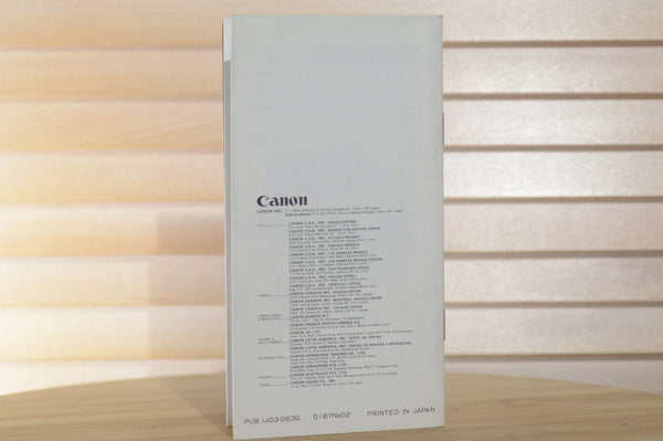 Selection of Vintage Canon Speedlite Instruction Manuals. Ideal equipment for all levels of photographers - RewindCameras quality vintage cameras, fully tested and serviced