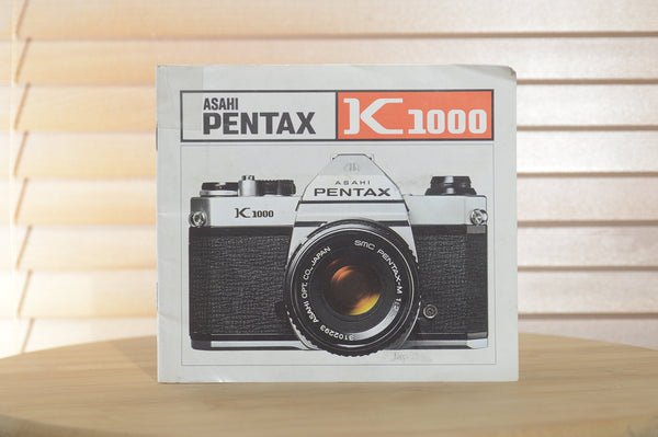 Selection of Vintage Pentax Instruction Manuals. Ideal for all levels of photographers. - RewindCameras quality vintage cameras, fully tested and serviced