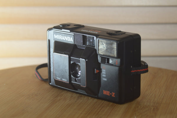 Miranda Motor ME-Z 35mm point and shoot compact camera. This is great for getting into vintage photography. - RewindCameras quality vintage cameras, fully tested and serviced